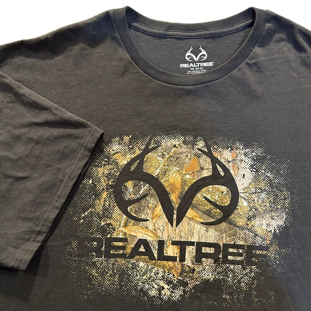 Realtree Black‎ Short Sleeve T-shirt 2XL